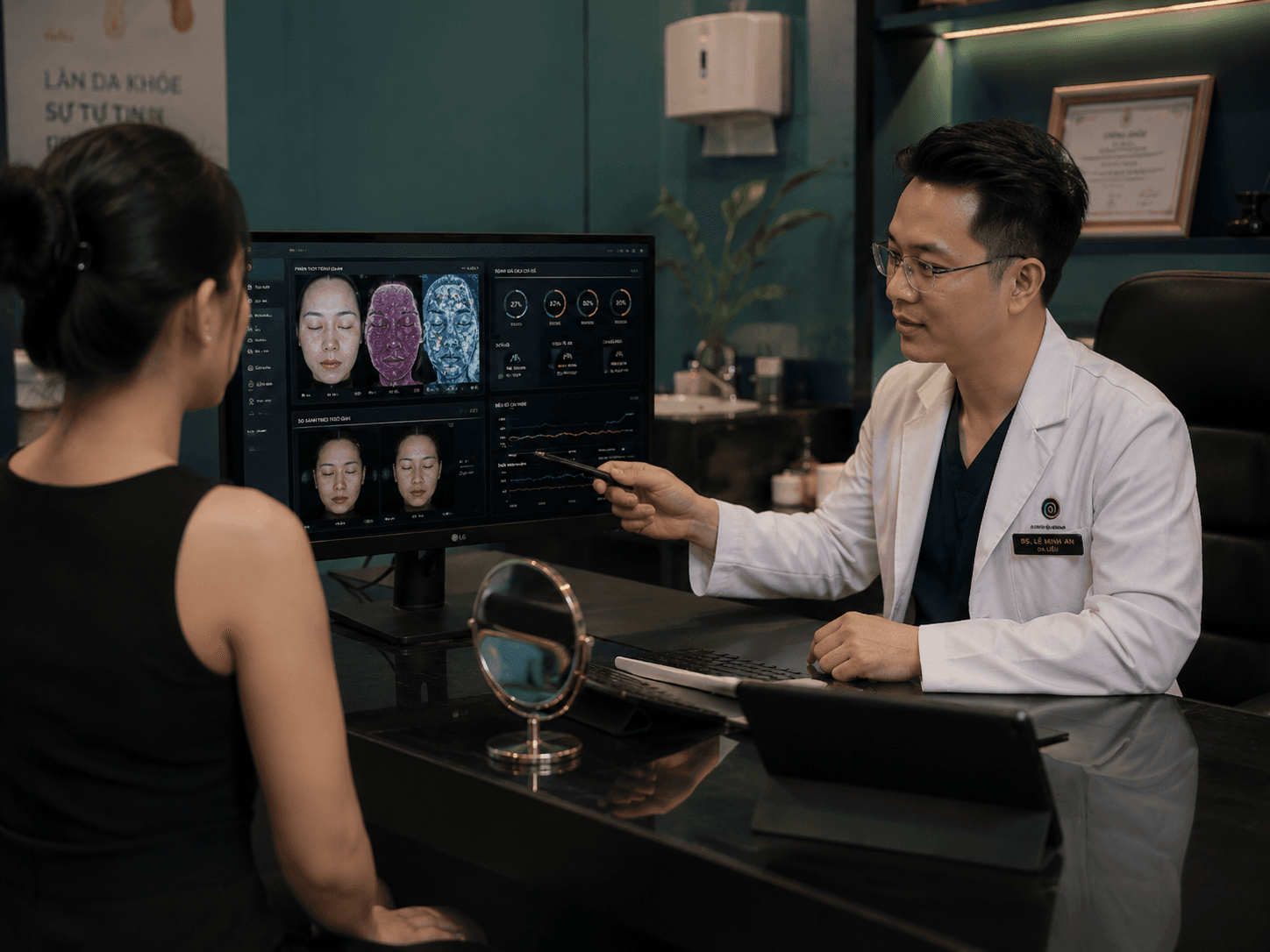 Chuyên môn Avo Medical đọc kết quả đánh giá và tư vấn chỉ định phù hợp