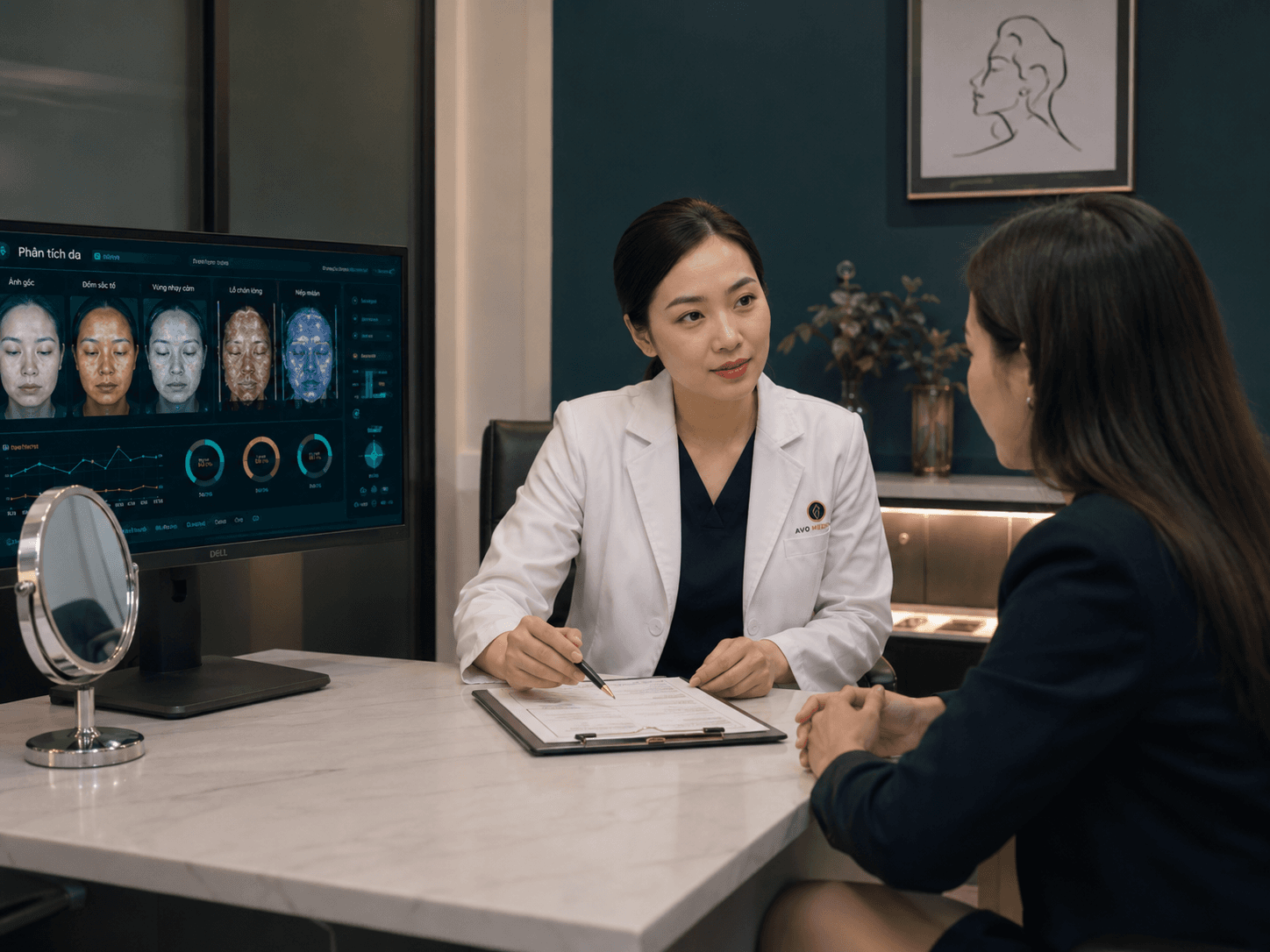 Khách hàng trao đổi riêng tư 1:1 với chuyên môn Avo Medical