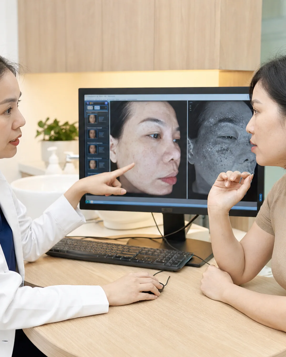 Bác sĩ tư vấn trước khi đưa ra chỉ định tại phòng khám Avo Medical.