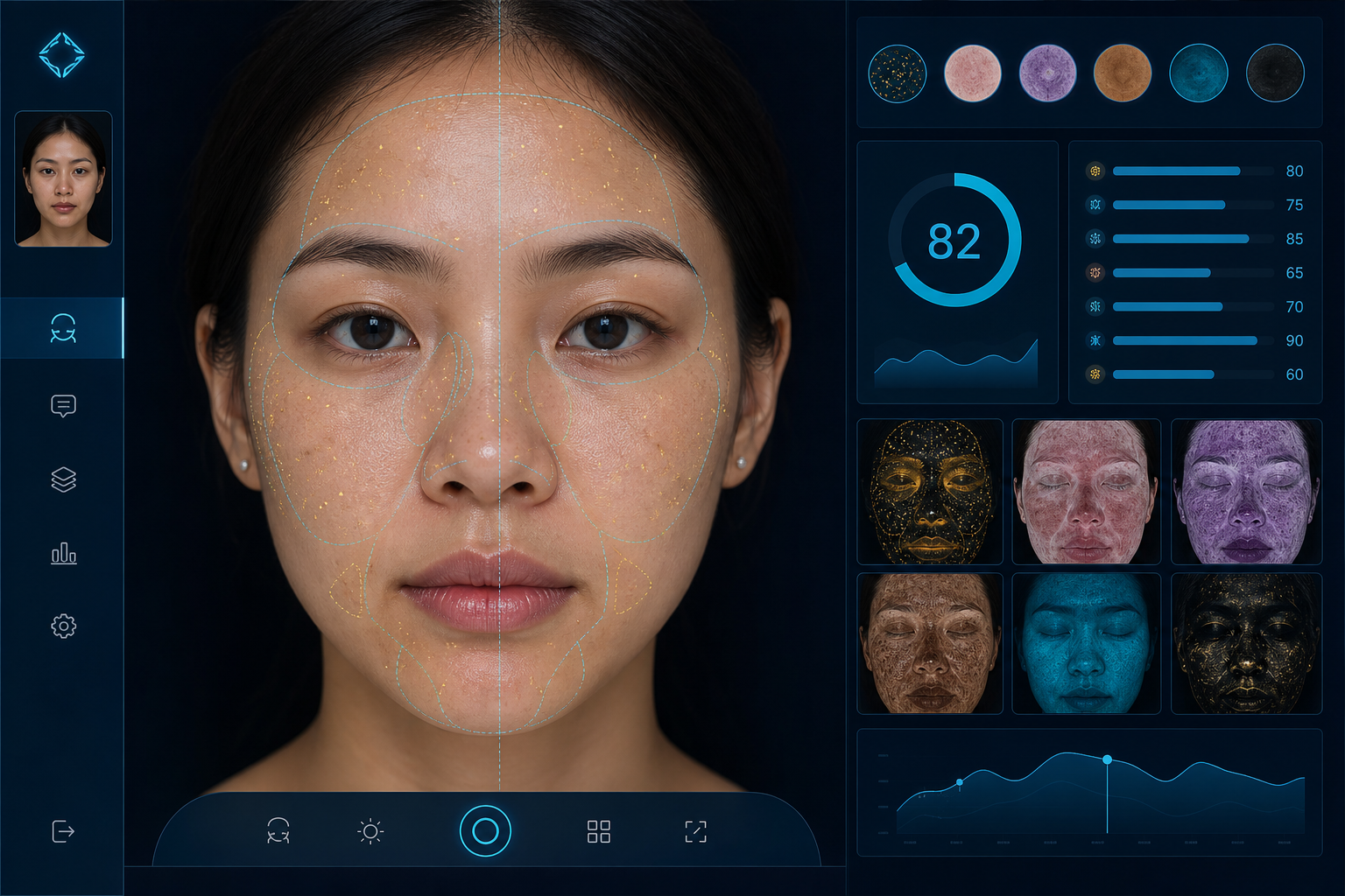 Màn hình quét AI Diagnostic tại Avo Medical